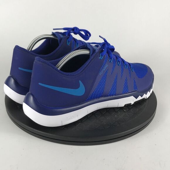 Nike Free Trainer 5.0 V6 Blue/White Running Shoes 719922-444 Men’s Size 9.5 - Picture 5 of 12